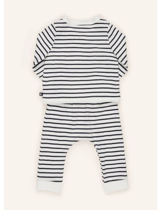 PETIT BATEAU Set: Shirt, Leggings und Body BABY