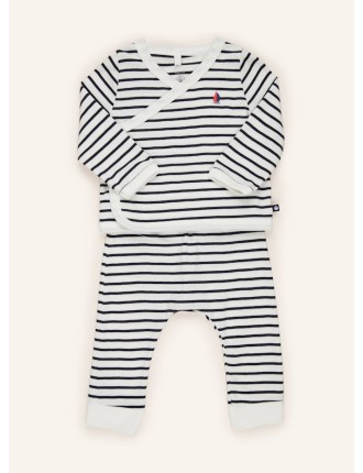 PETIT BATEAU Set: Shirt, Leggings und Body BABY