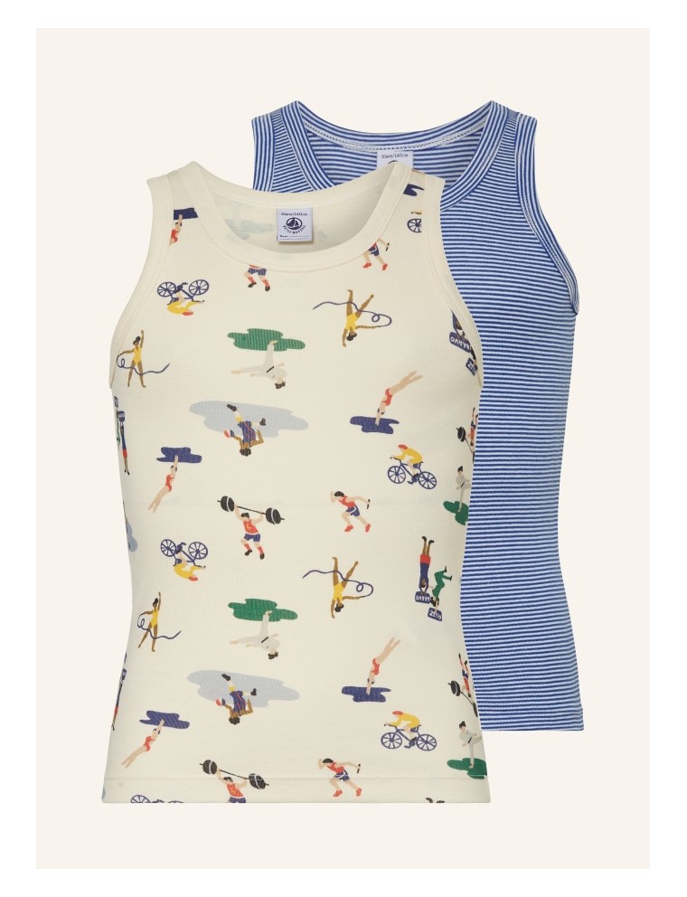 PETIT BATEAU 2er-Pack Unterhemden KIDS