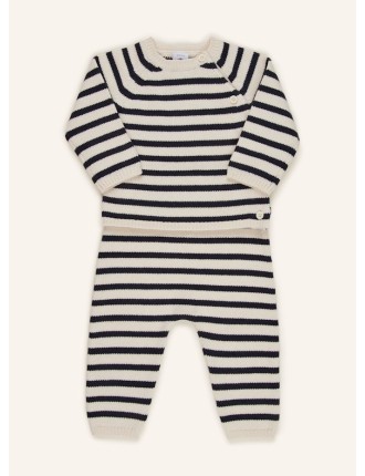 PETIT BATEAU Set: Pullover und Strickhose