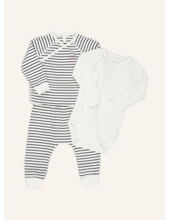 PETIT BATEAU Set LALLO: Shirt, Leggings und Body BABY